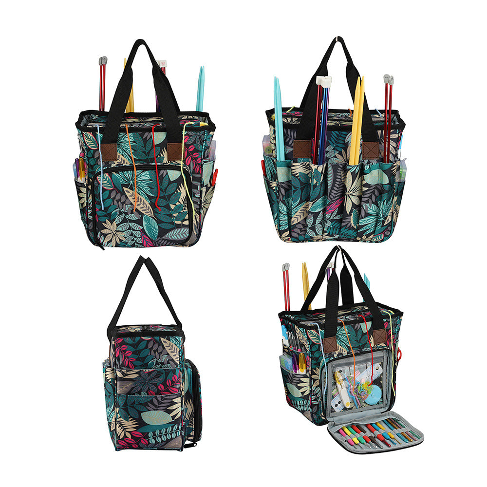 Yarn Organizer Crochet Tool Yarn Storage Bag Outdoor Travel Tote Bag