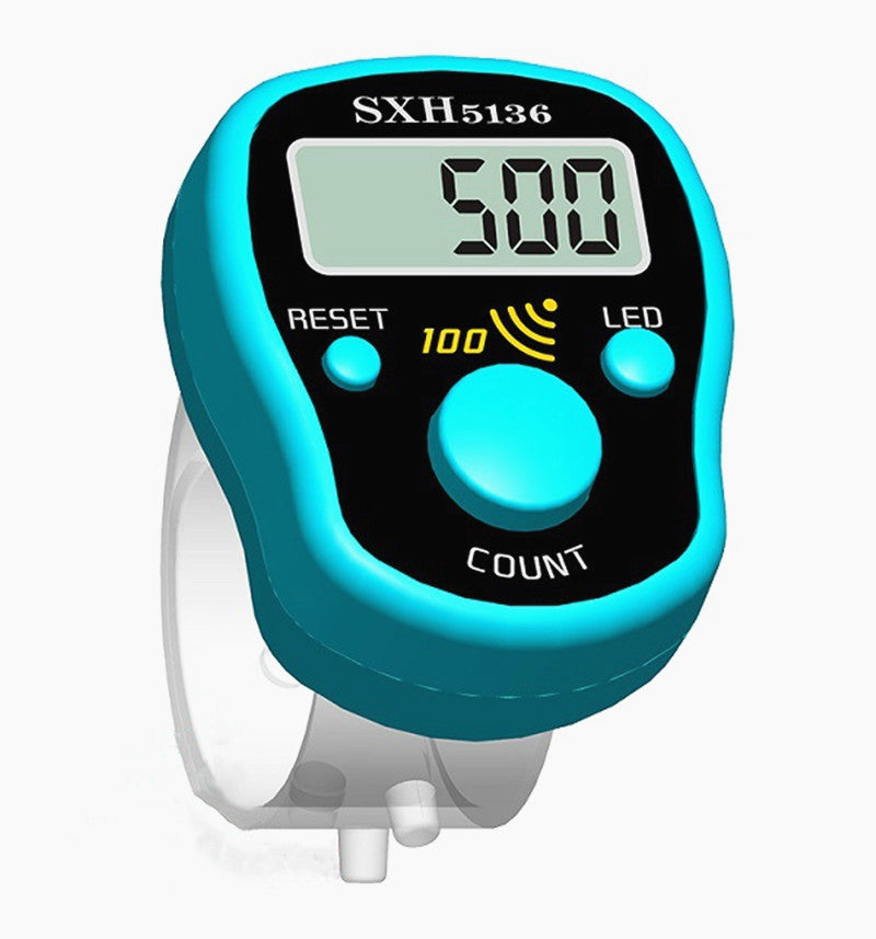 1PC New Stitch Marker Row Finger Counter LCD Digital Display