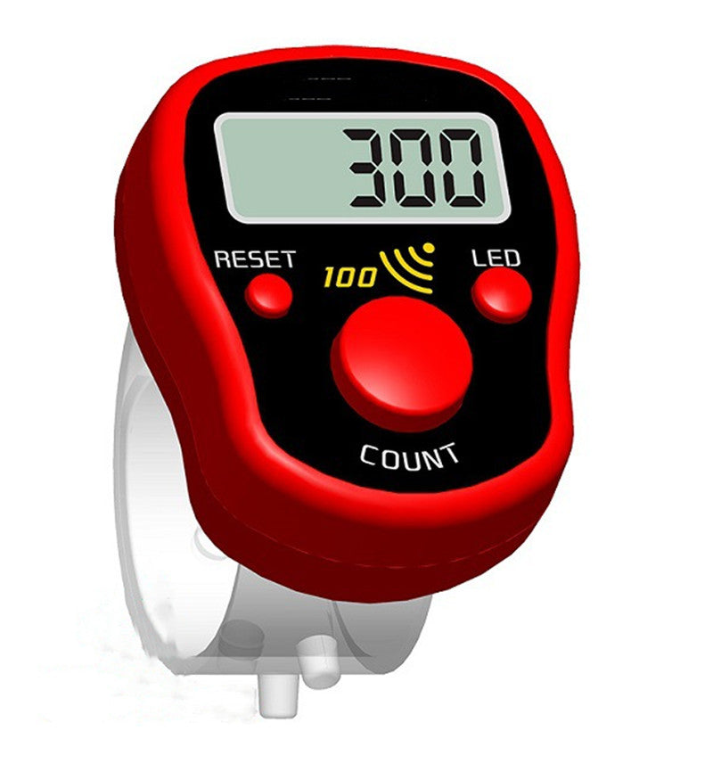 1PC New Stitch Marker Row Finger Counter LCD Digital Display