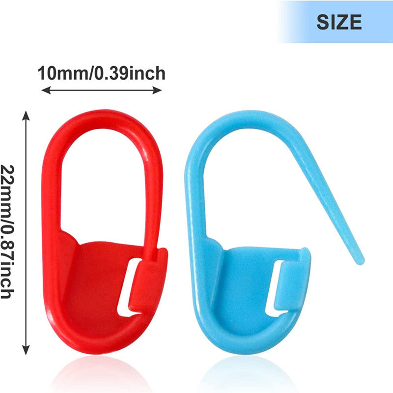 Lock Needle Marker Crochet Weaving Needle