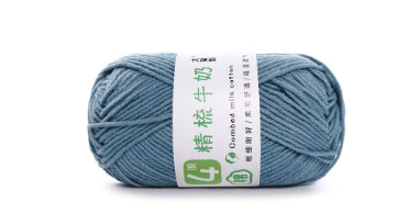Baby Yarn 4-ply Milk Cotton Baby Yarn, Combed Cotton