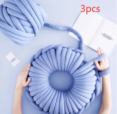 Super Thick Chunky Yarn Cotton Tube Yarn Merino Wool