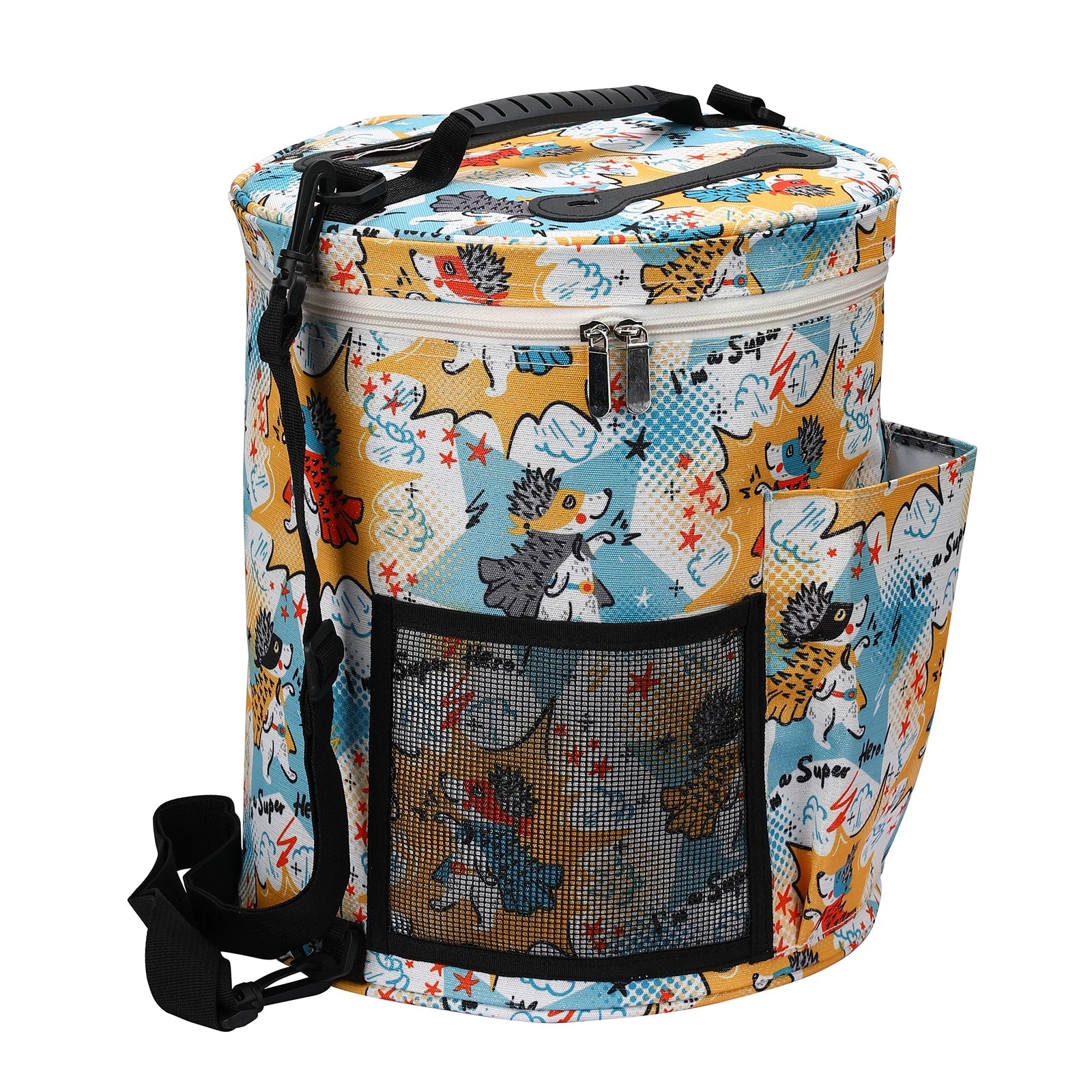 Lightweight Knitting Projects Organizer Bag Weave Tools Crochet Accessories Holder Yarn Storage Tote Bag