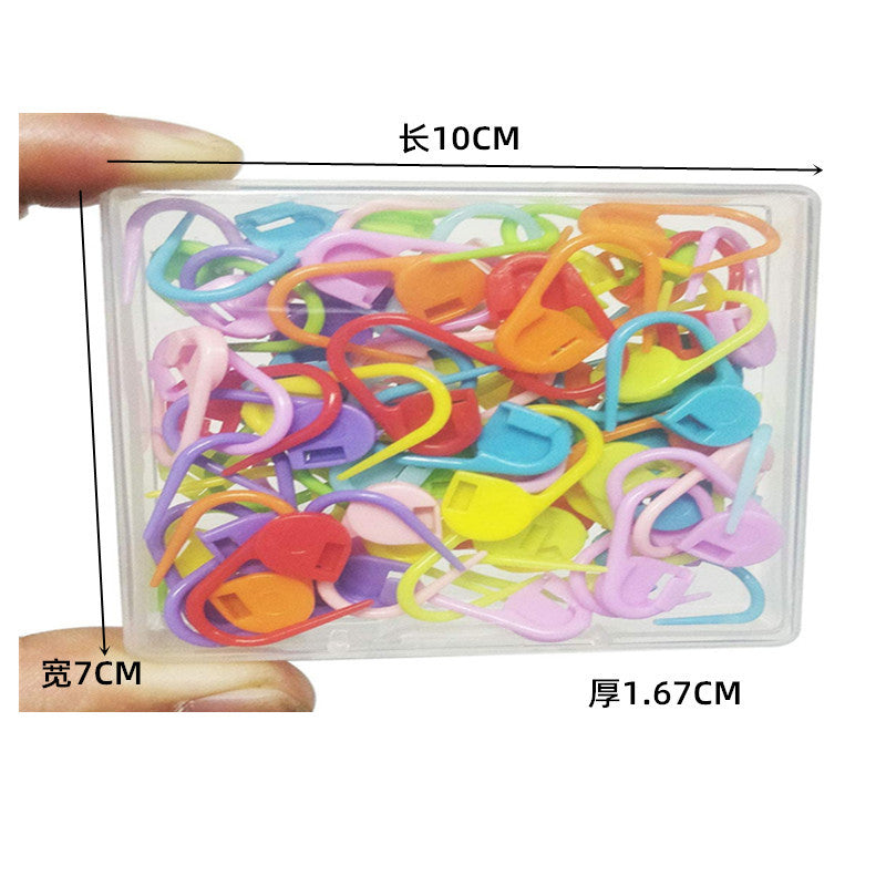 Lock Needle Marker Crochet Weaving Needle