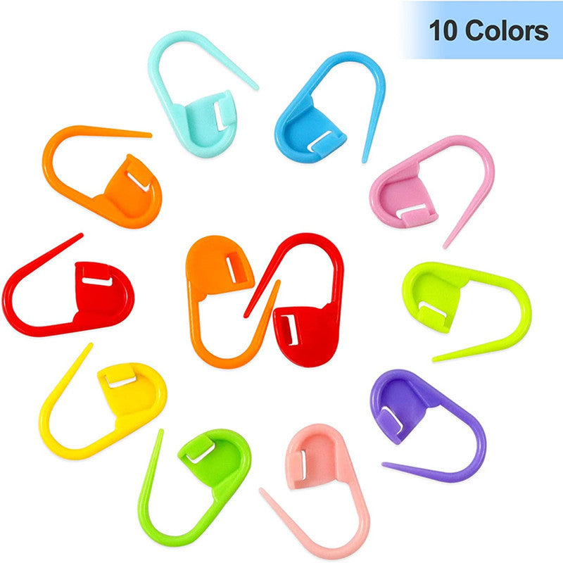 Lock Needle Marker Crochet Weaving Needle