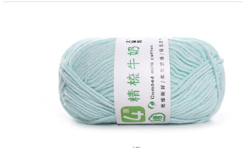 Baby Yarn 4-ply Milk Cotton Baby Yarn, Combed Cotton